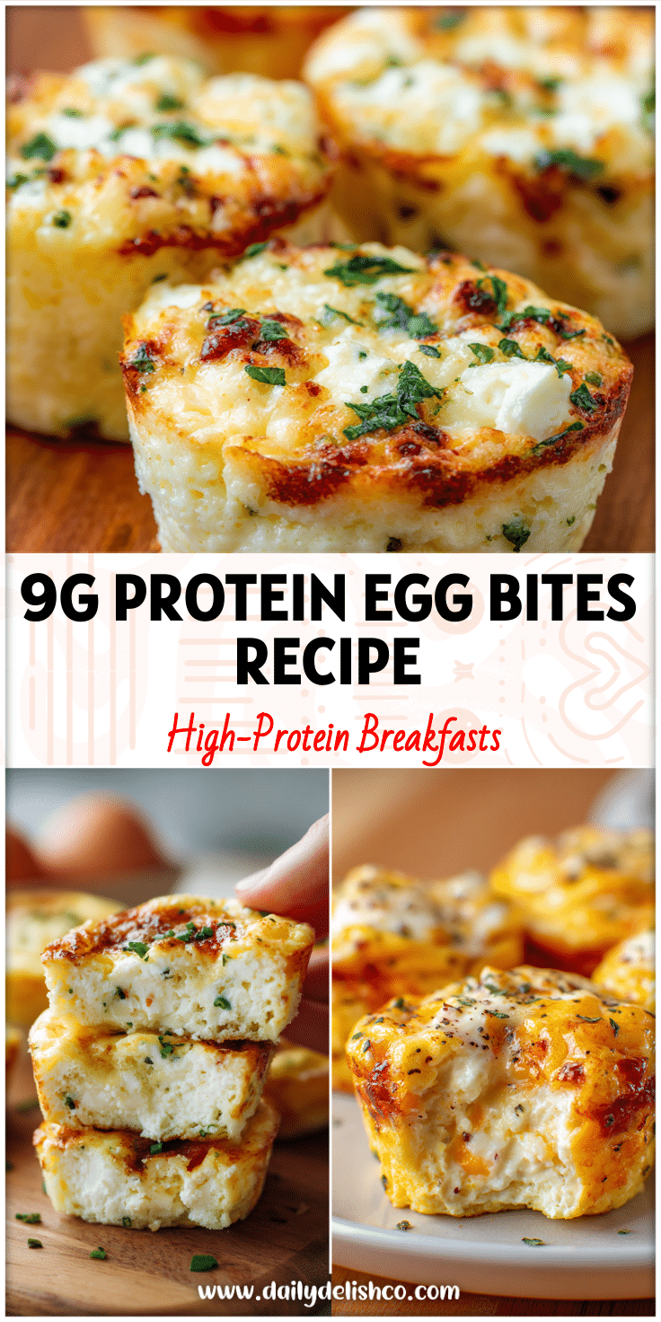 Fluffy egg bites made with cottage cheese eggs showcasing a copycat Starbucks egg cups recipe with brunch-ready cheese egg bites.