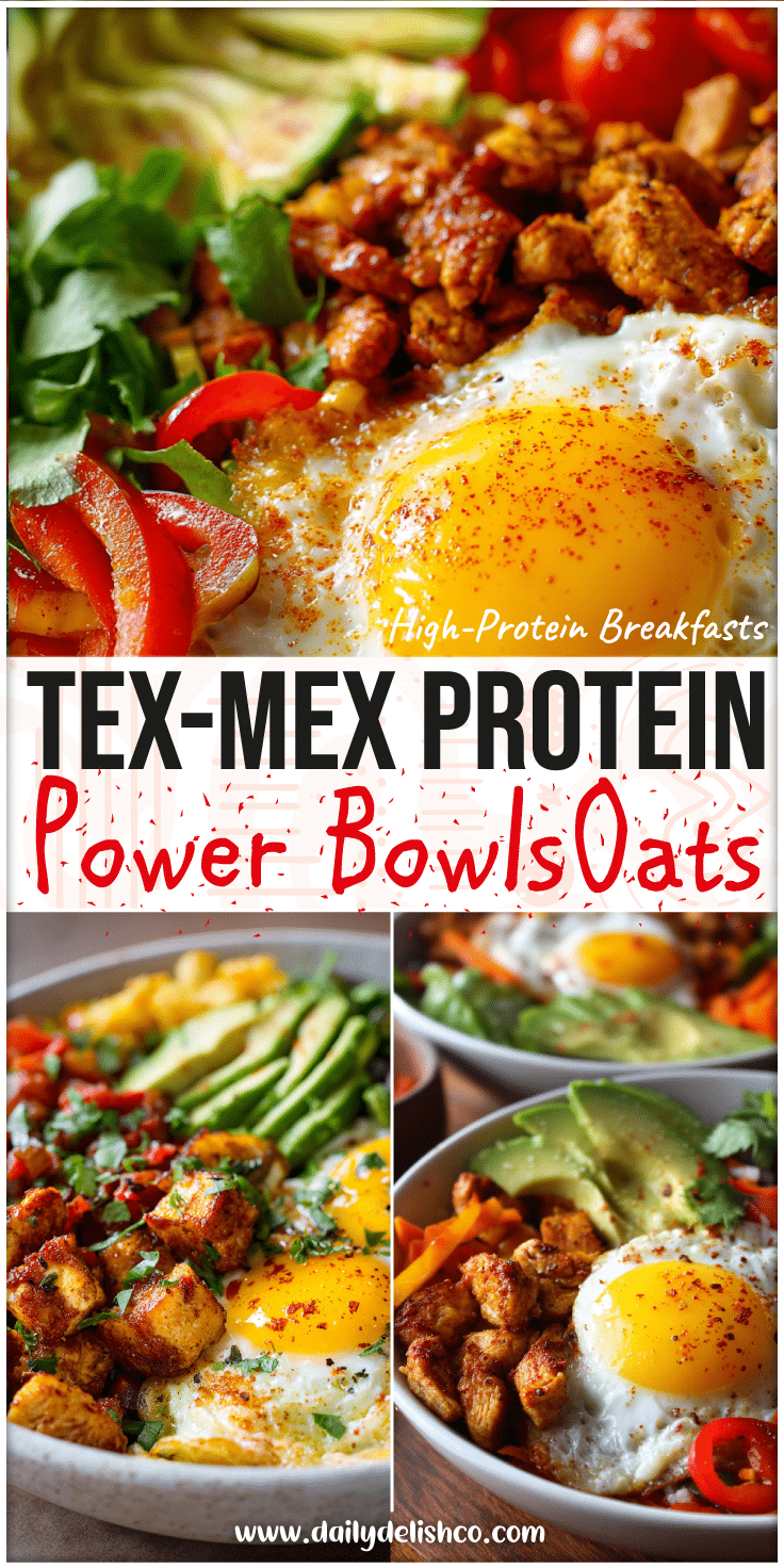 Tex-Mex Breakfast Bowls with 42g Protein 4 Tex-Mex Protein Power Bowl