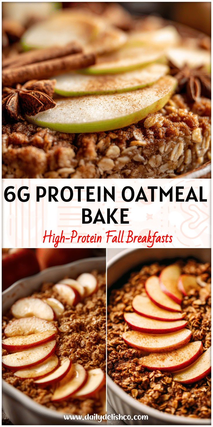 Oatmeal Oven Bake – Cozy Apple Cinnamon Breakfast