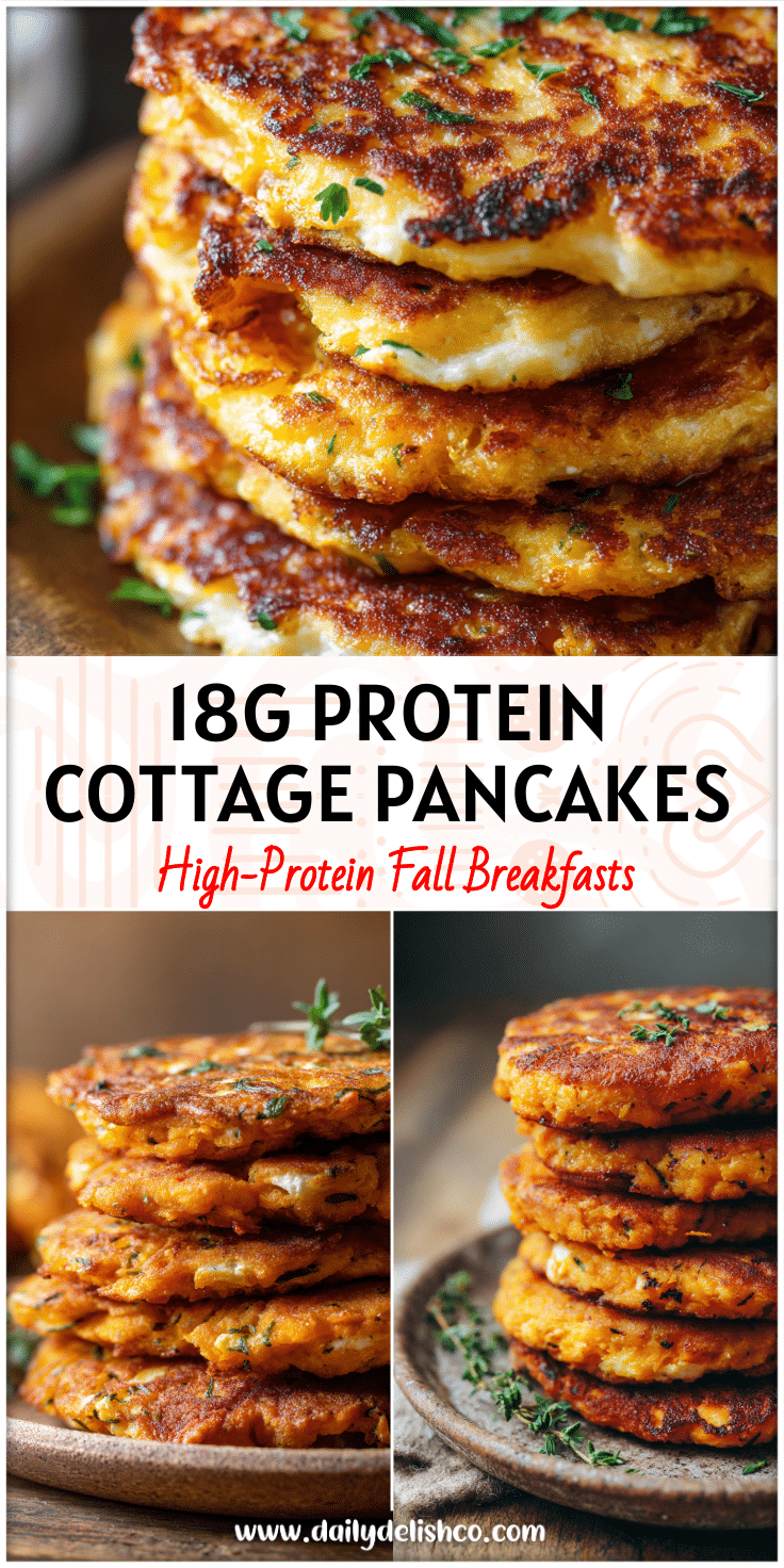 Crispy Sweet Potato and Cottage Cheese Pancakes for a Savory Morning Treat