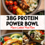 Colorful clean-eating meal prep bowls with lean proteins, fresh veggies, and grains for a Basic Meal Plan Clean Eating.
