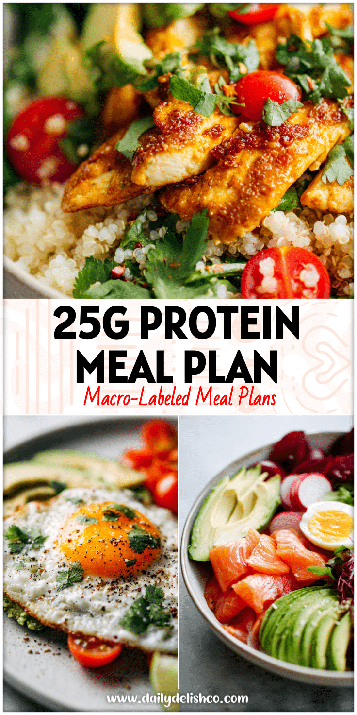Colorful clean eating meal plan layout with fresh whole foods, easy recipes, and less processed ingredients.