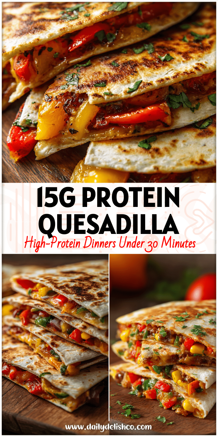 Golden-brown Pepper Quesadilla filled with colorful vegetables for Quesadillas Vegetarian lovers.