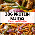 Macro-Friendly Sheet Pan Chicken Fajitas | Easy Fajita Sheet Pan Recipe 5 Colorful Sheet Pan Chicken Fajitas with peppers, onions, and Fajita Mix baked to perfection.