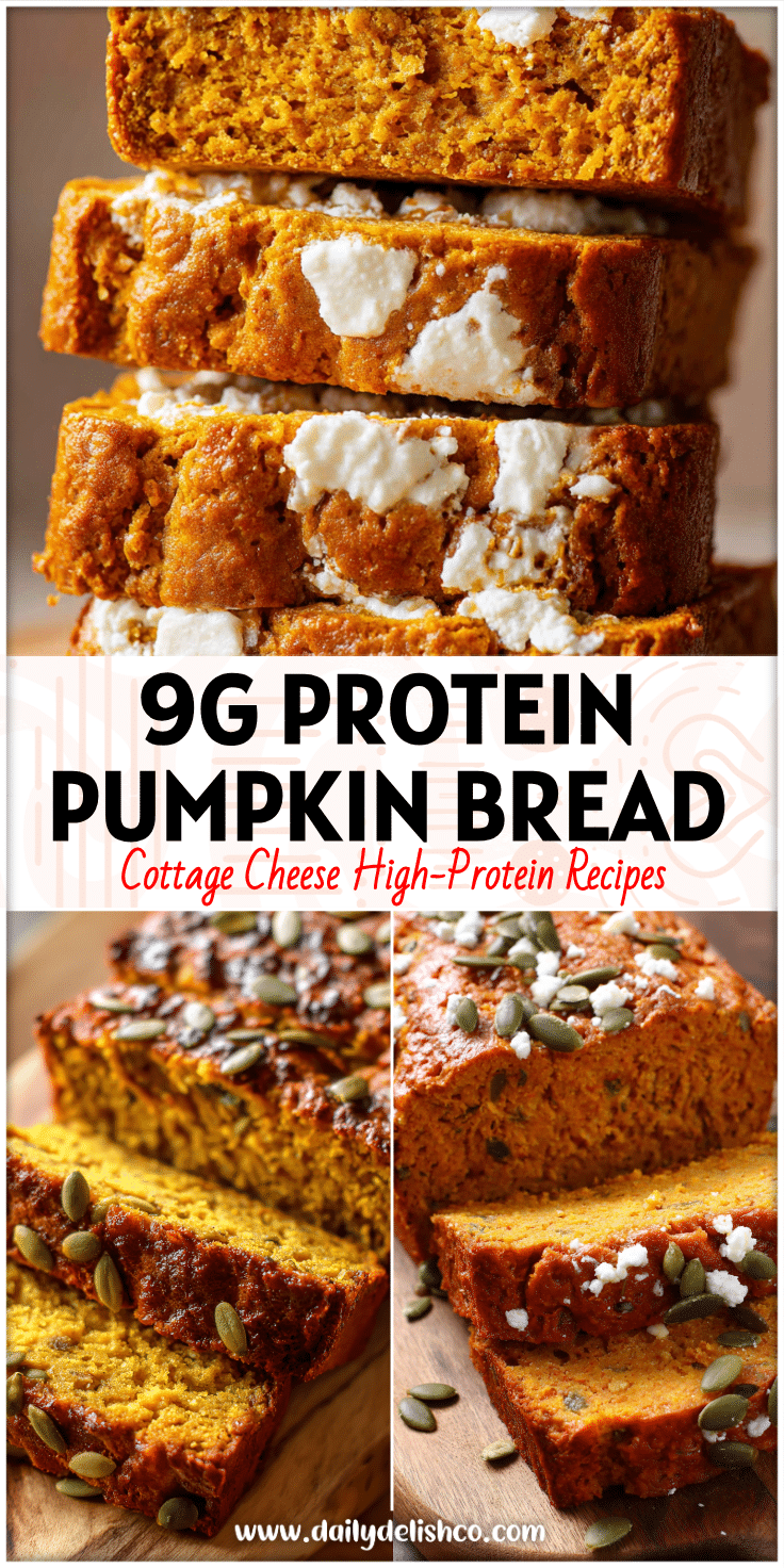 Moist Cottage Cheese Pumpkin Spice Bars showcasing a High Protein Pumpkin Cottage Cheese recipe for Healthy Eating On The Go