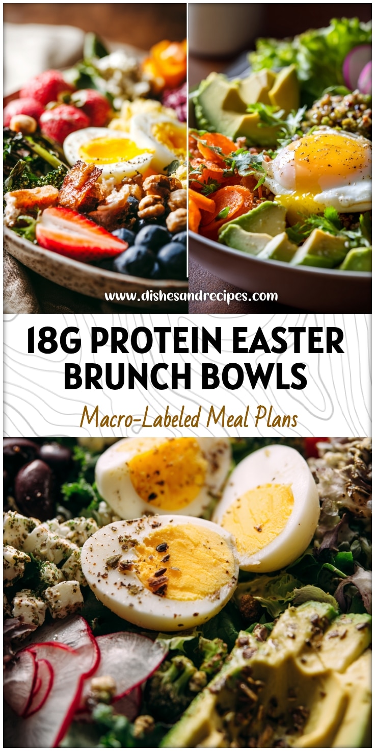 18g Protein Easter Brunch Bowls