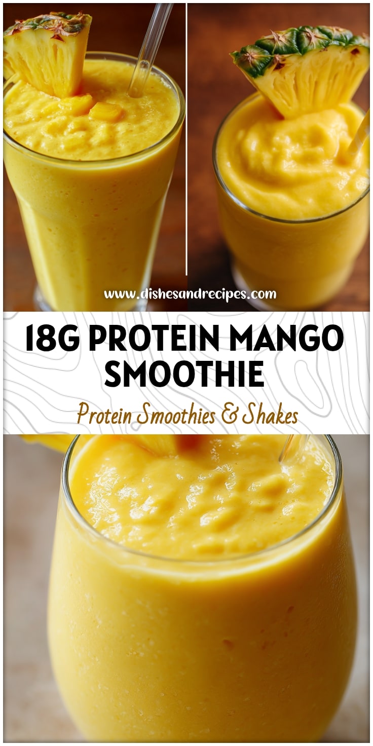 18g Protein Mango Smoothie