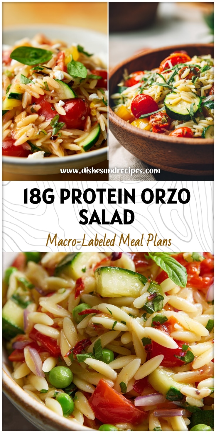 18g Protein Orzo Salad