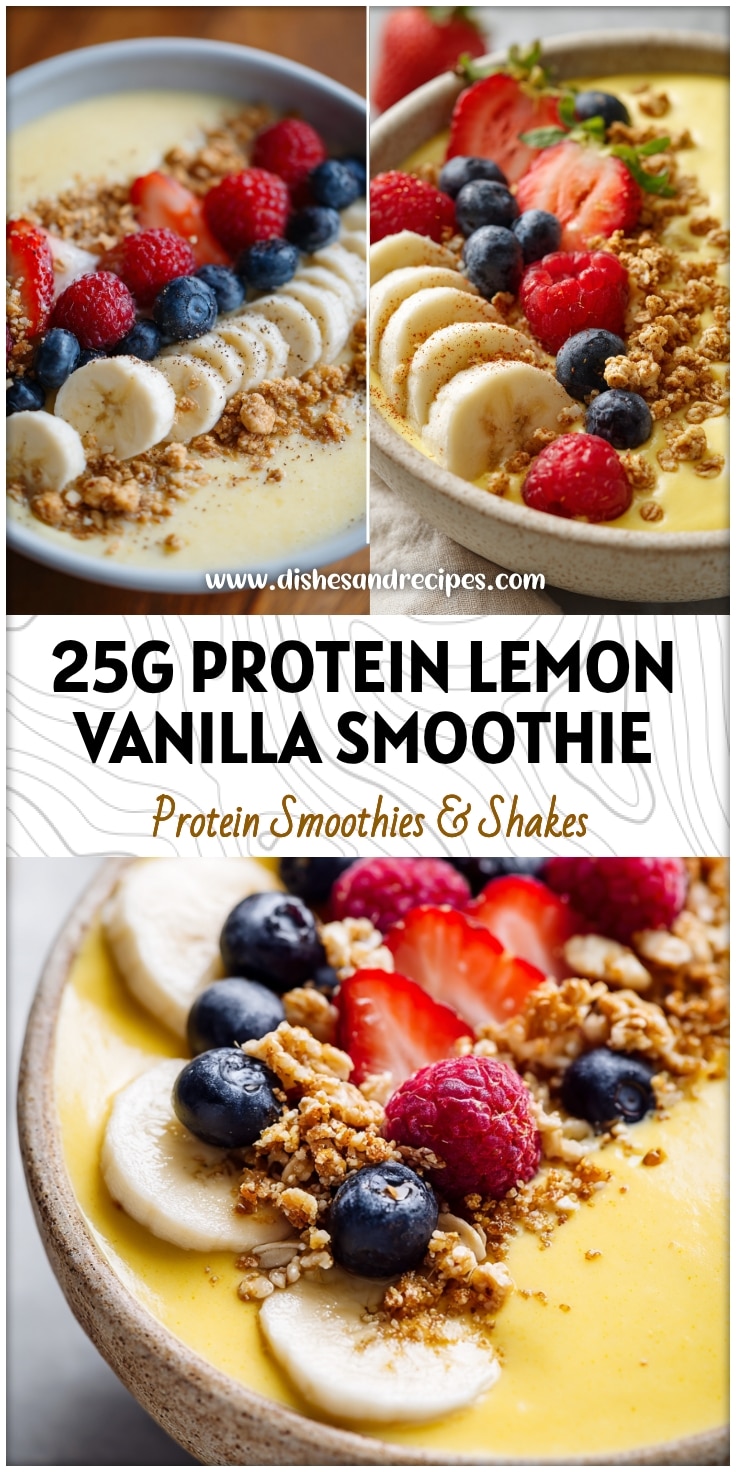 25g Protein Lemon Vanilla Smoothie