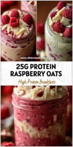 25g Protein Raspberry Oats