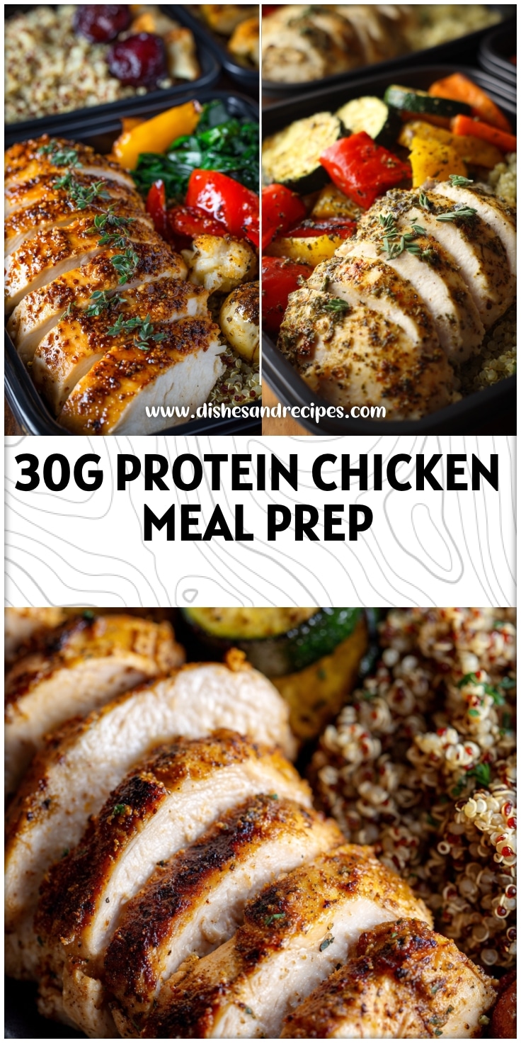 30g Protein Chicken Meal Prep