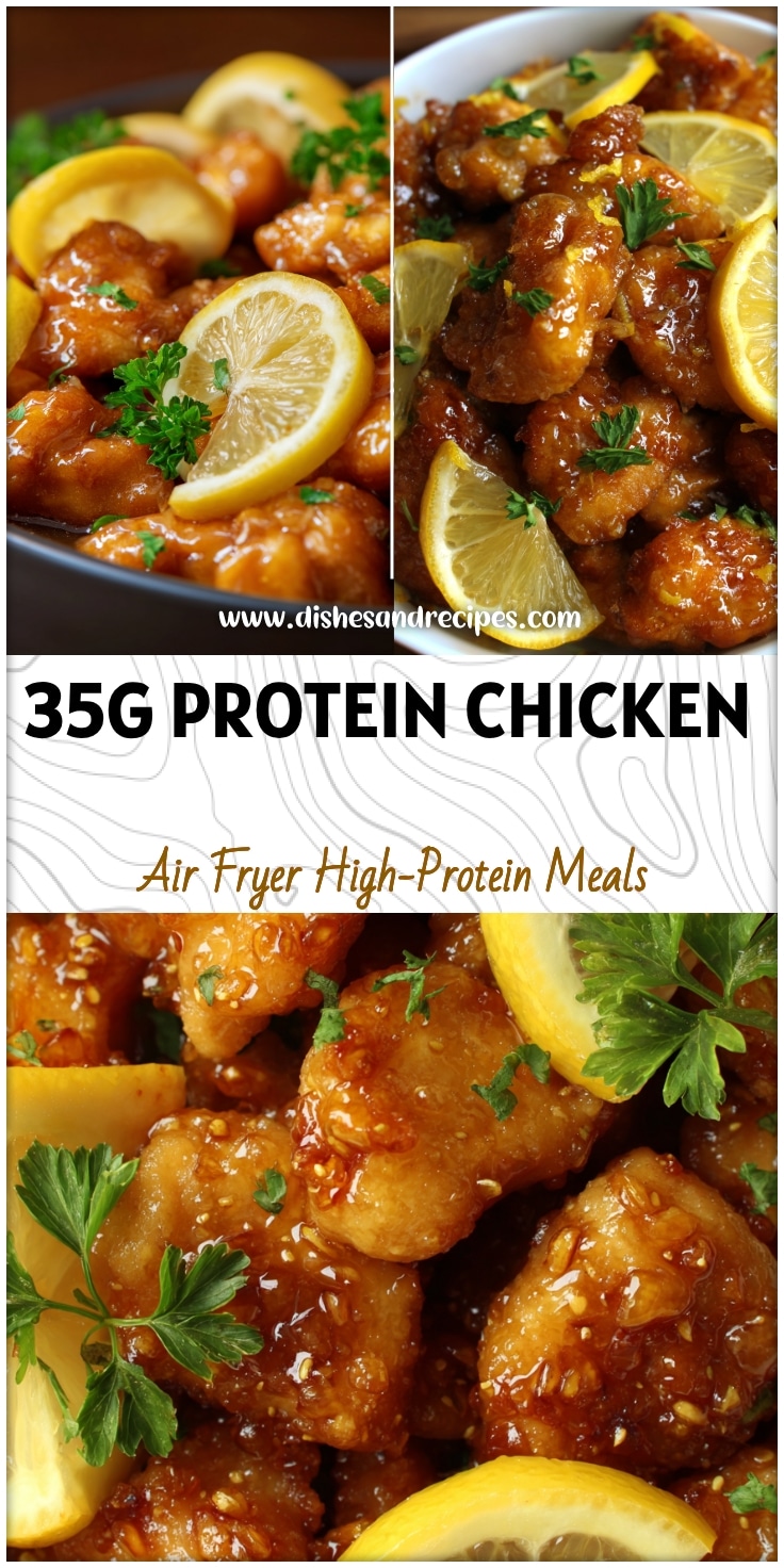 Air Fryer Honey Lemon Chicken Recipe