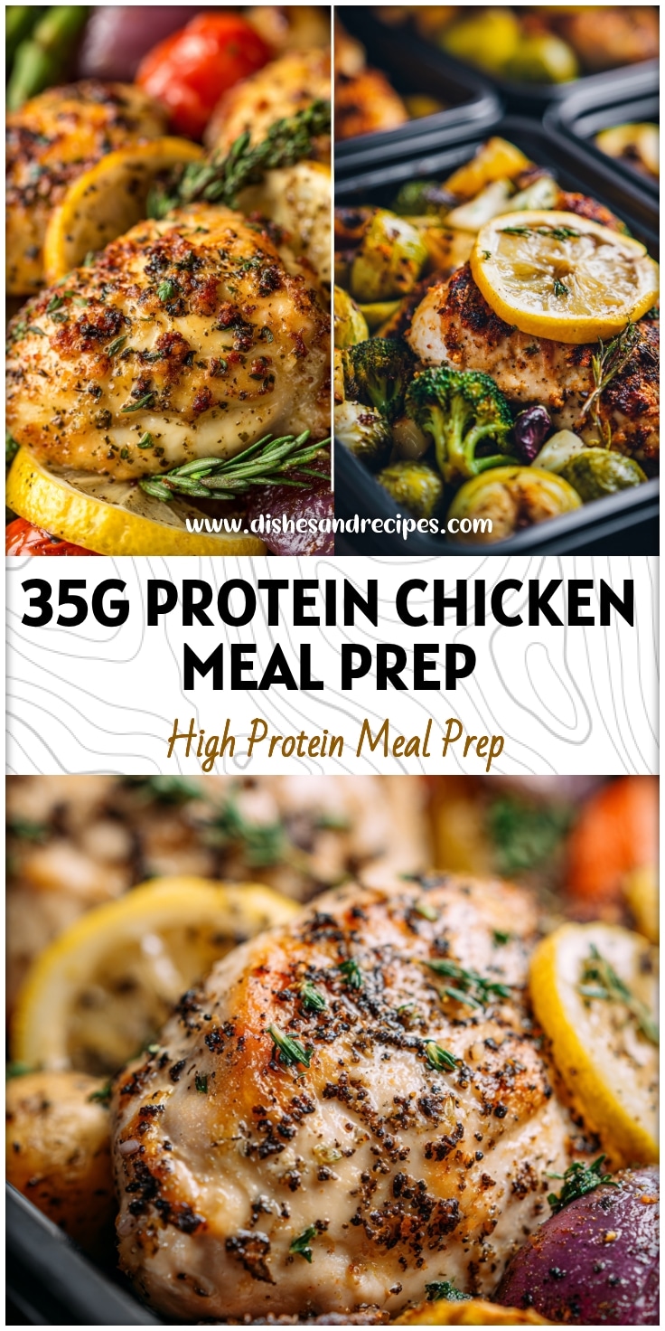 35g Protein Chicken Meal Prep