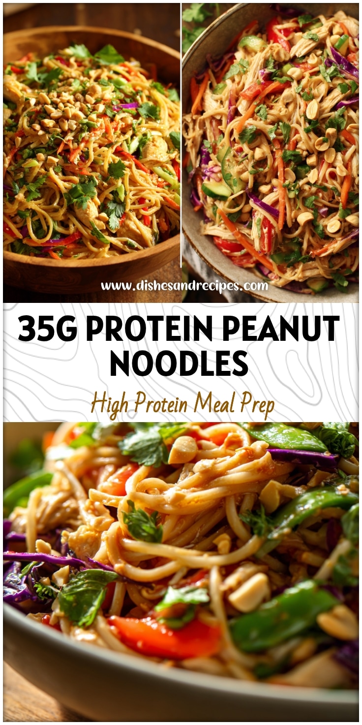 35g Protein Peanut Noodles