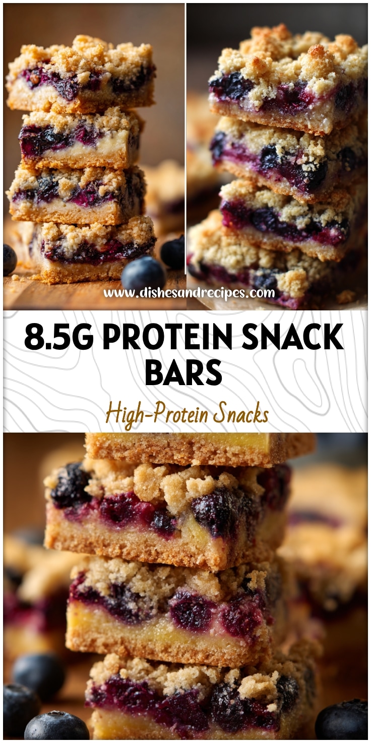 Protein Blueberry Lemon Snack Bars 14 Protein Blueberry Lemon Snack Bars