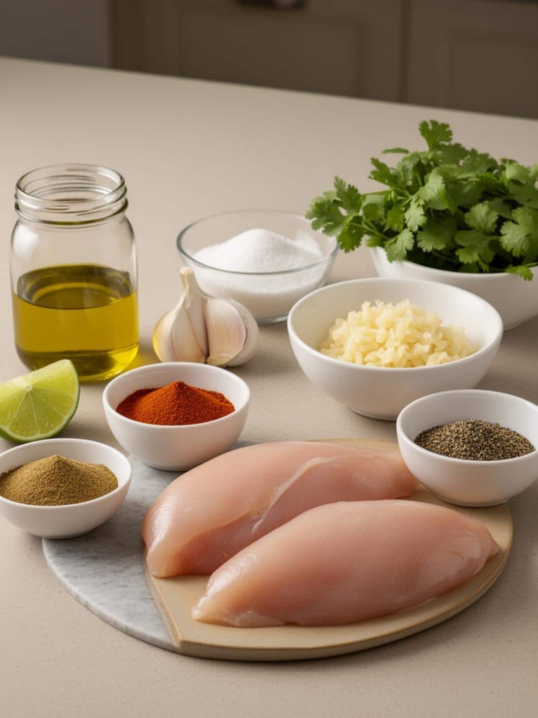 Air Fryer Garlic Lime Chicken Bites - Easy & Healthy Dinner