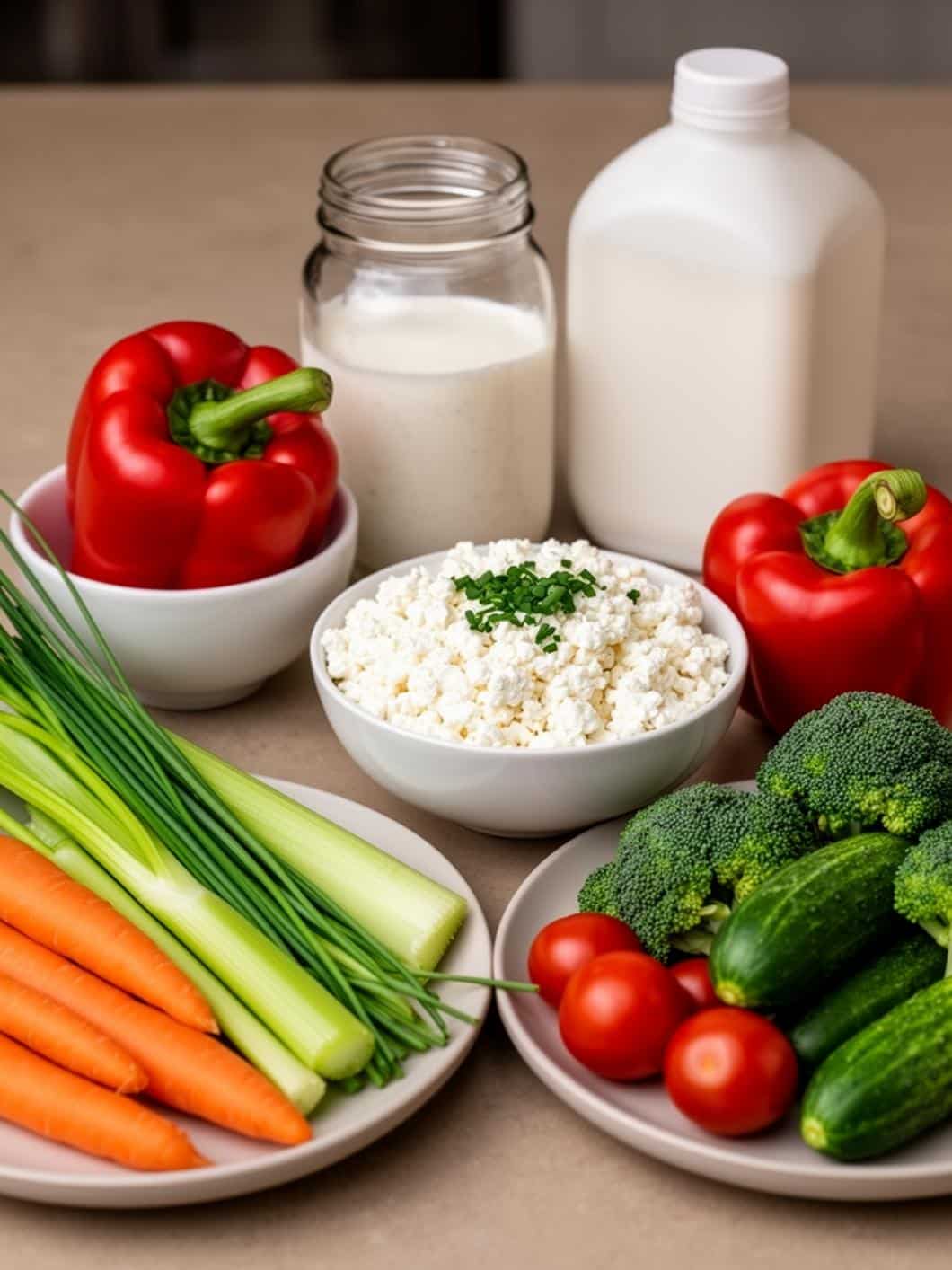 Cottage Cheese Ranch Veggie Dip 13 Cottage Cheese Ranch Veggie Dip