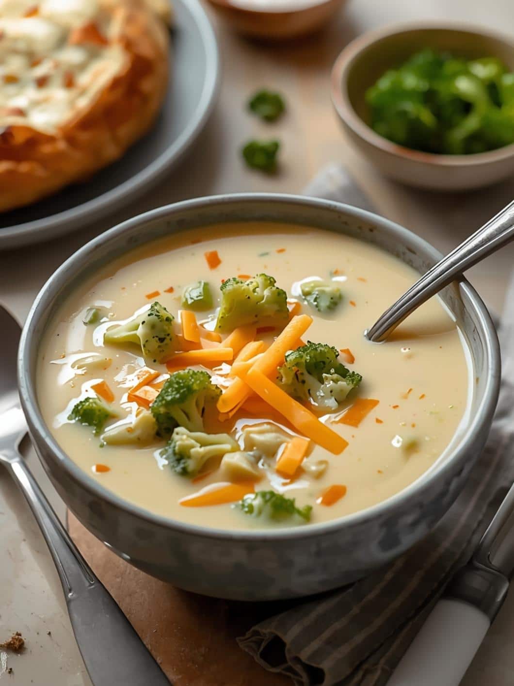 Creamy Broccoli Cheddar Soup Recipe