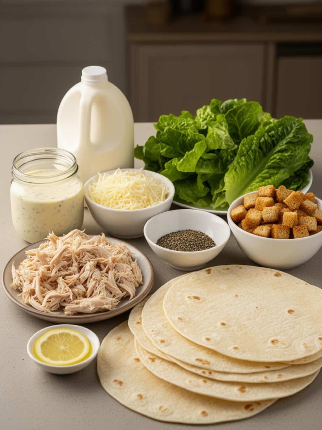 Easy High-Protein Chicken Caesar Wraps for Quick Dinners & Lunches