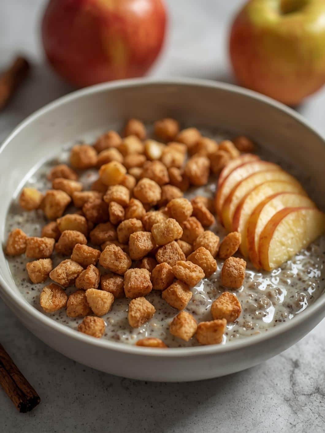 Healthy Apple Cinnamon Chia Pudding Recipe