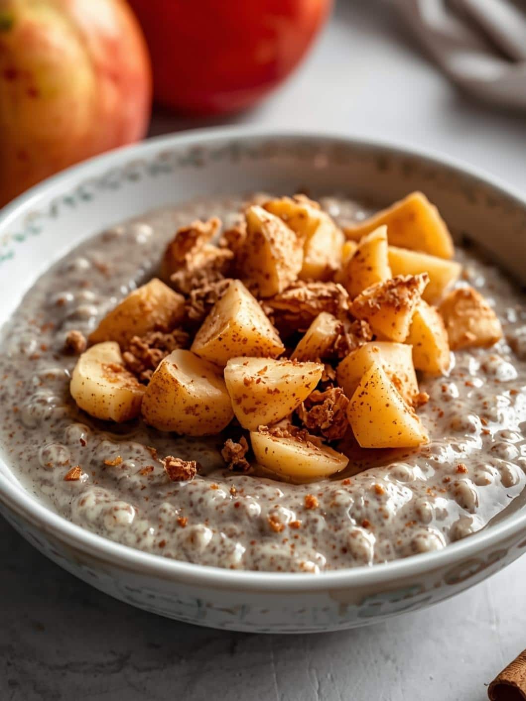 Healthy Apple Cinnamon Chia Pudding Recipe