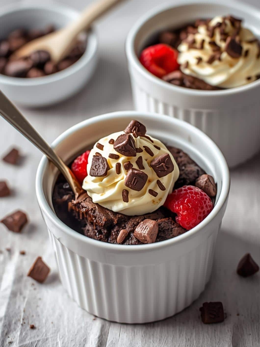 Healthy Chocolate Protein Mug Cake - Quick & Easy Single Serving Dessert