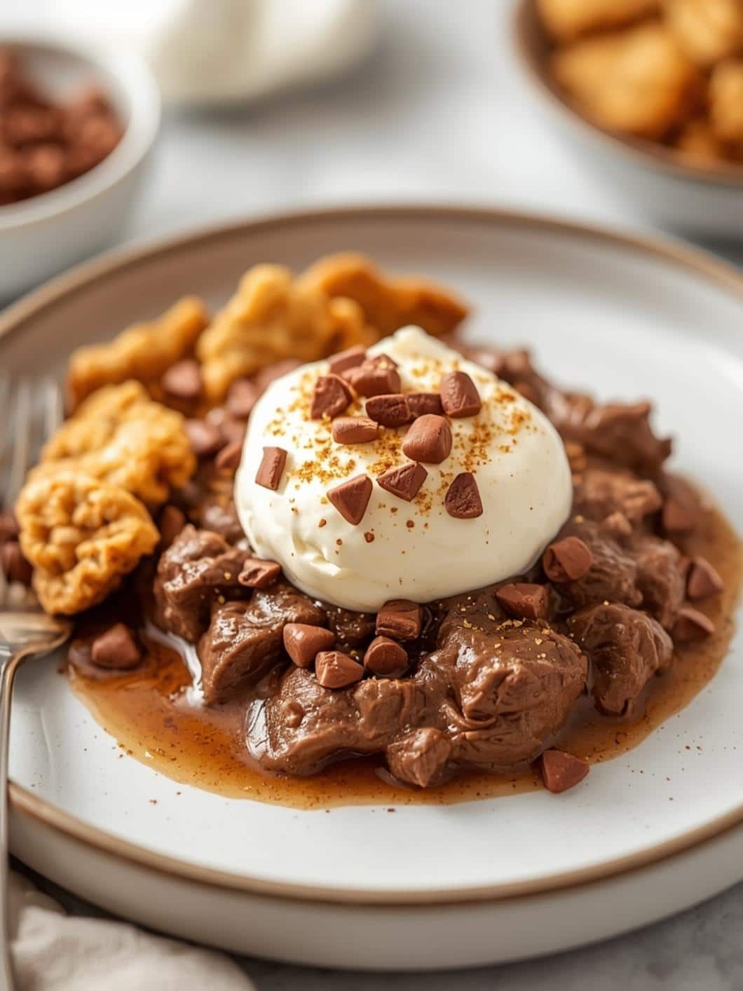 High Protein Cottage Cheese Chocolate Mousse