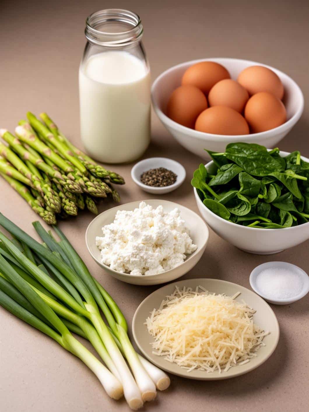 High-Protein Spring Veggie Egg Bake with Ricotta