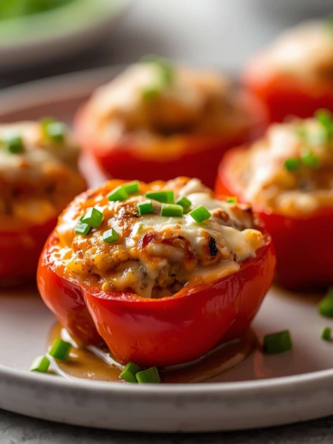 High-Protein Stuffed Mini Peppers for a Fun Party Appetizer
