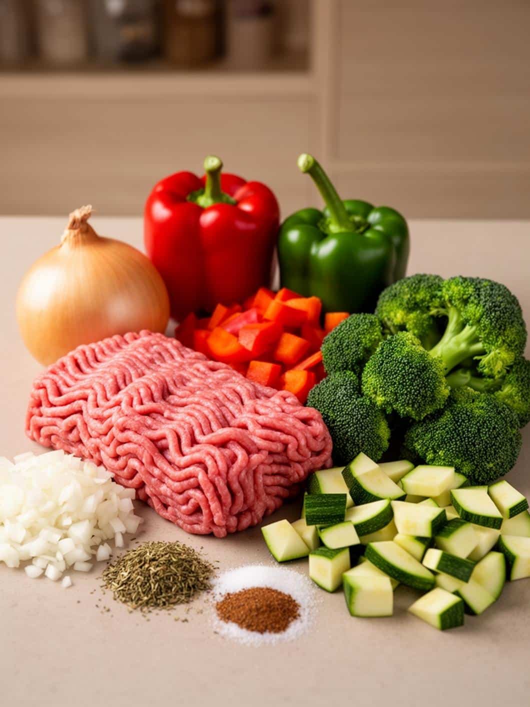 High-Protein Turkey & Veggie Skillet: Easy, Healthy, Low-Carb Dinner