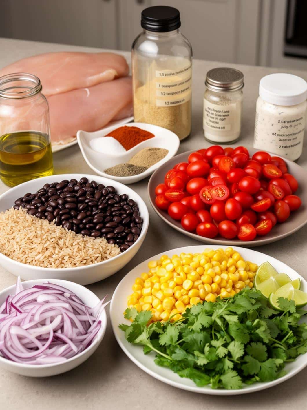 Macro-Friendly Chicken Rice Bowls: Easy & Healthy Family Dinner