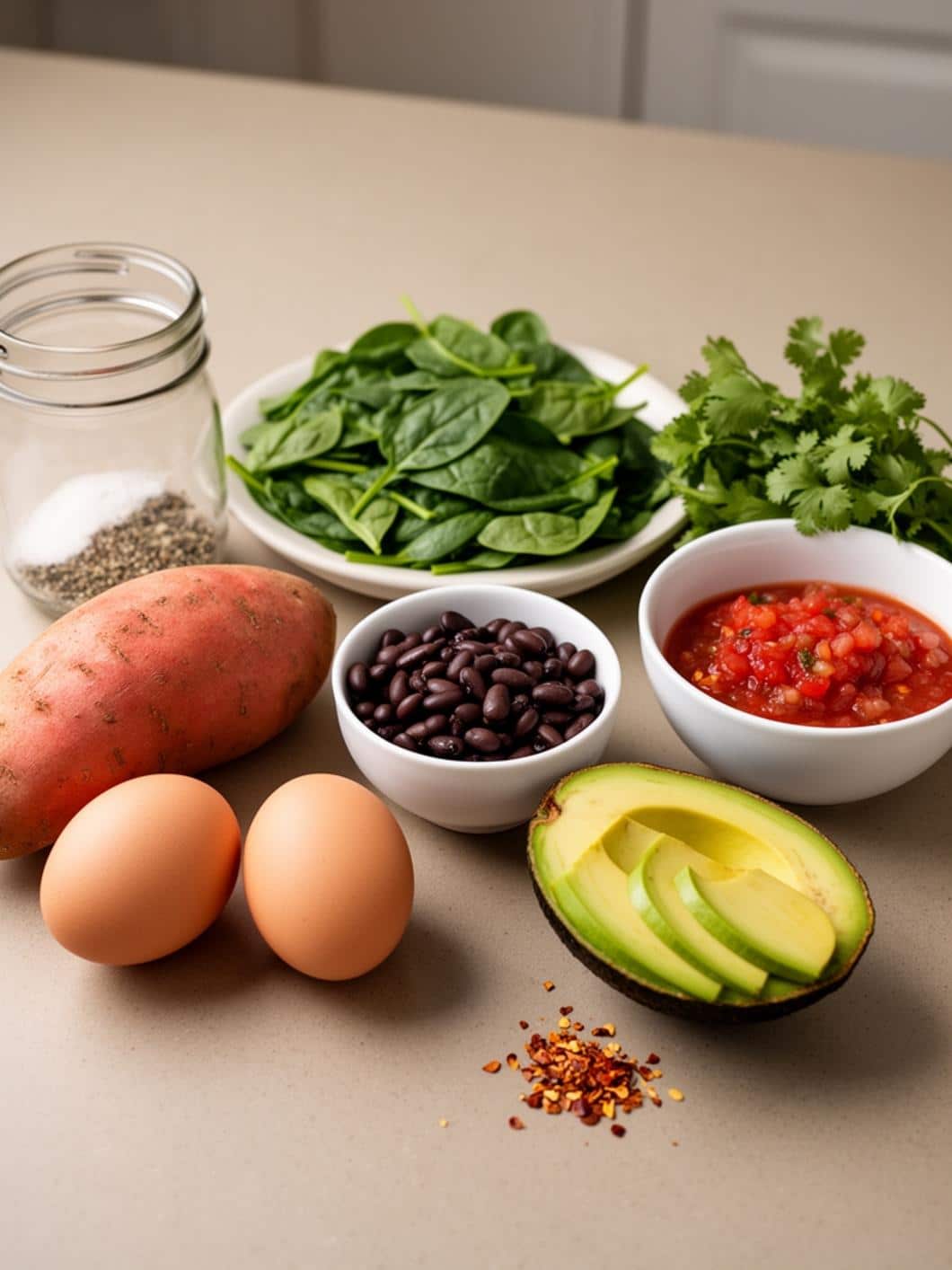 Macro-Friendly Spring Breakfast Plate with Sweet Potato 13 Macro-Friendly Spring Breakfast Plate with Sweet Potato