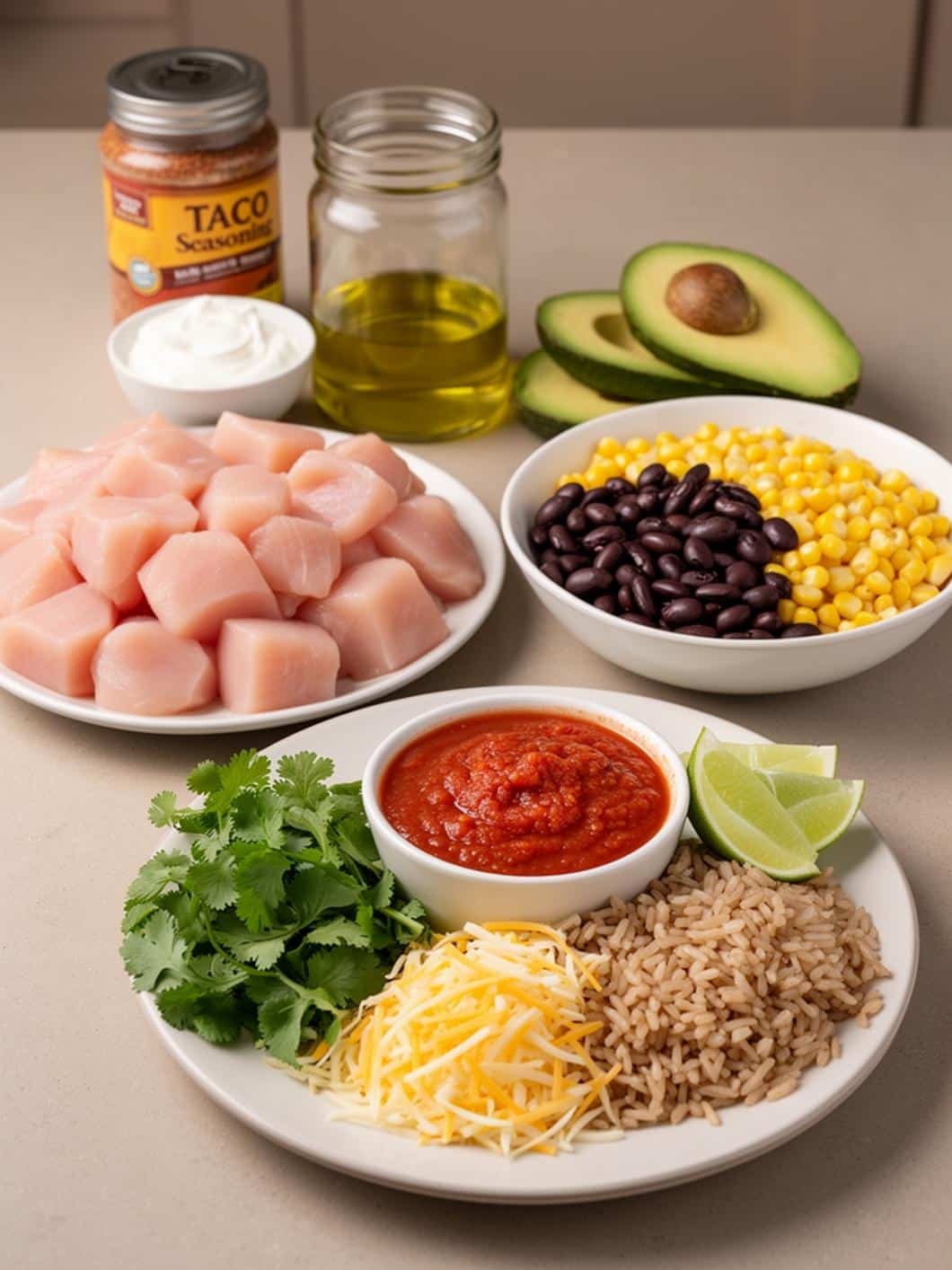 Macro-Friendly Spring Burrito Bowls - Easy Oven Bake Meal Prep 13 Macro-Friendly Spring Burrito Bowls - Easy Oven Bake Meal Prep