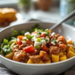 Macro-Friendly Spring Burrito Bowls - Easy Oven Bake Meal Prep 12 =