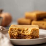 No Bake Keto Pumpkin Cheesecake Bars 12 =