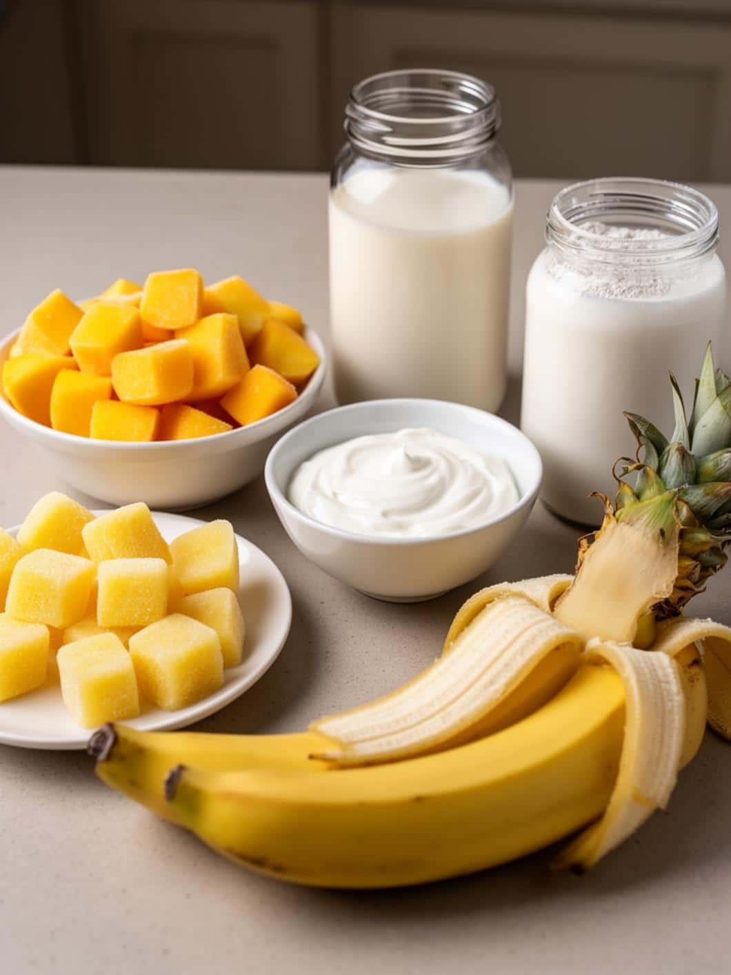Protein Mango Pineapple Smoothie Recipe