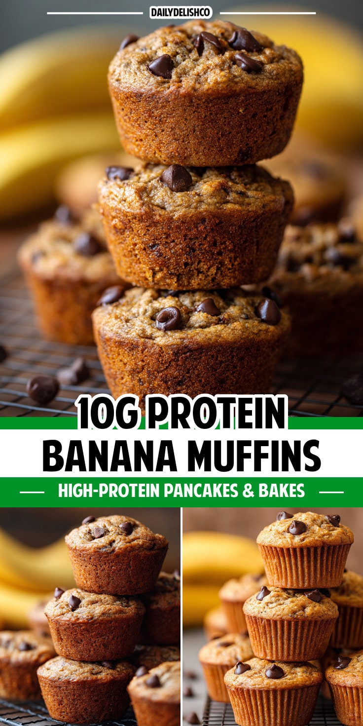 10g Protein Banana Muffins