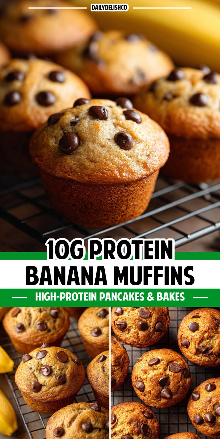 10g Protein Banana Muffins
