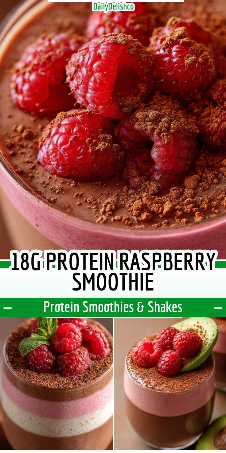 18g Protein Raspberry Smoothie