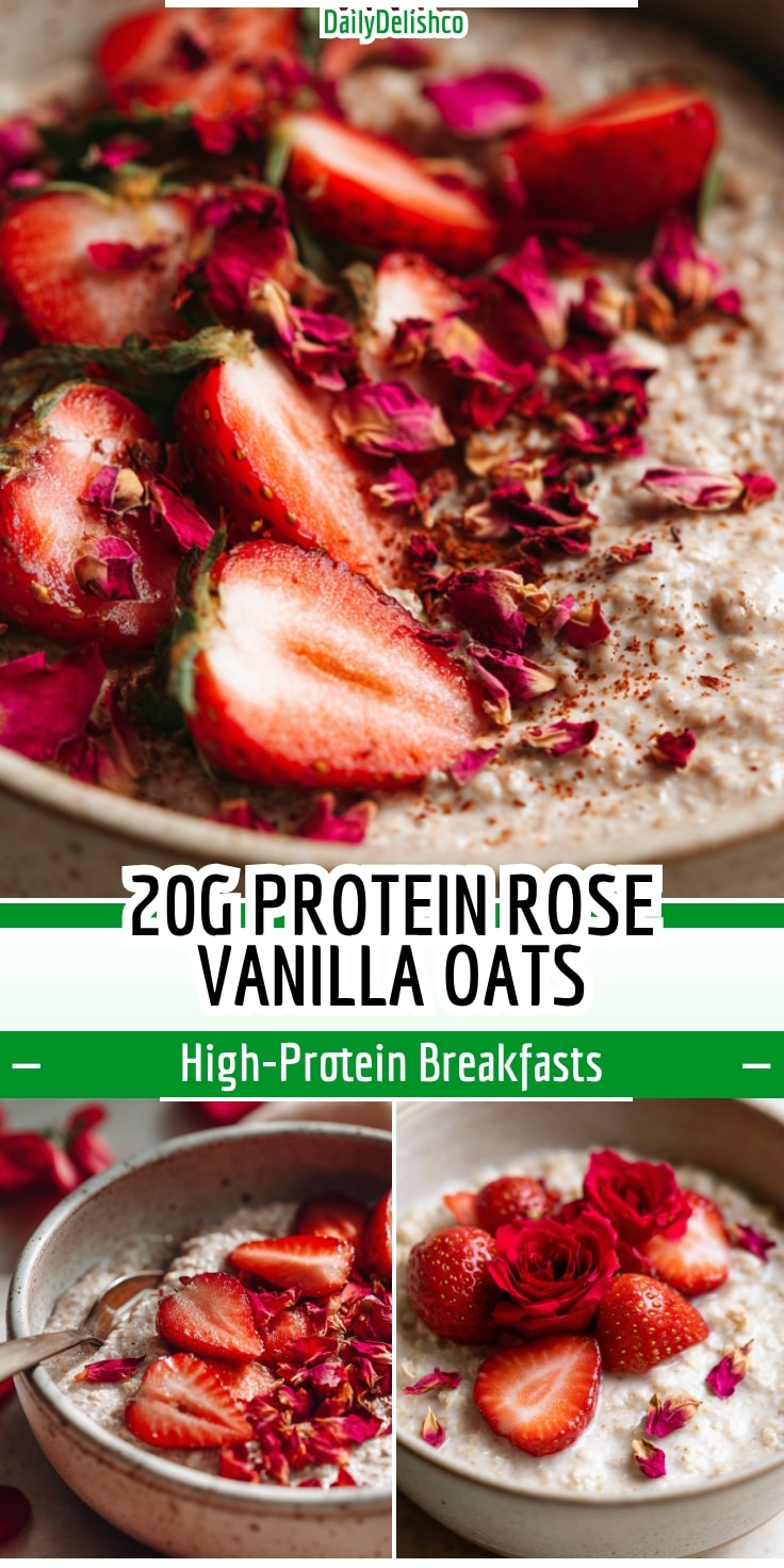 20g Protein Rose Vanilla Oats