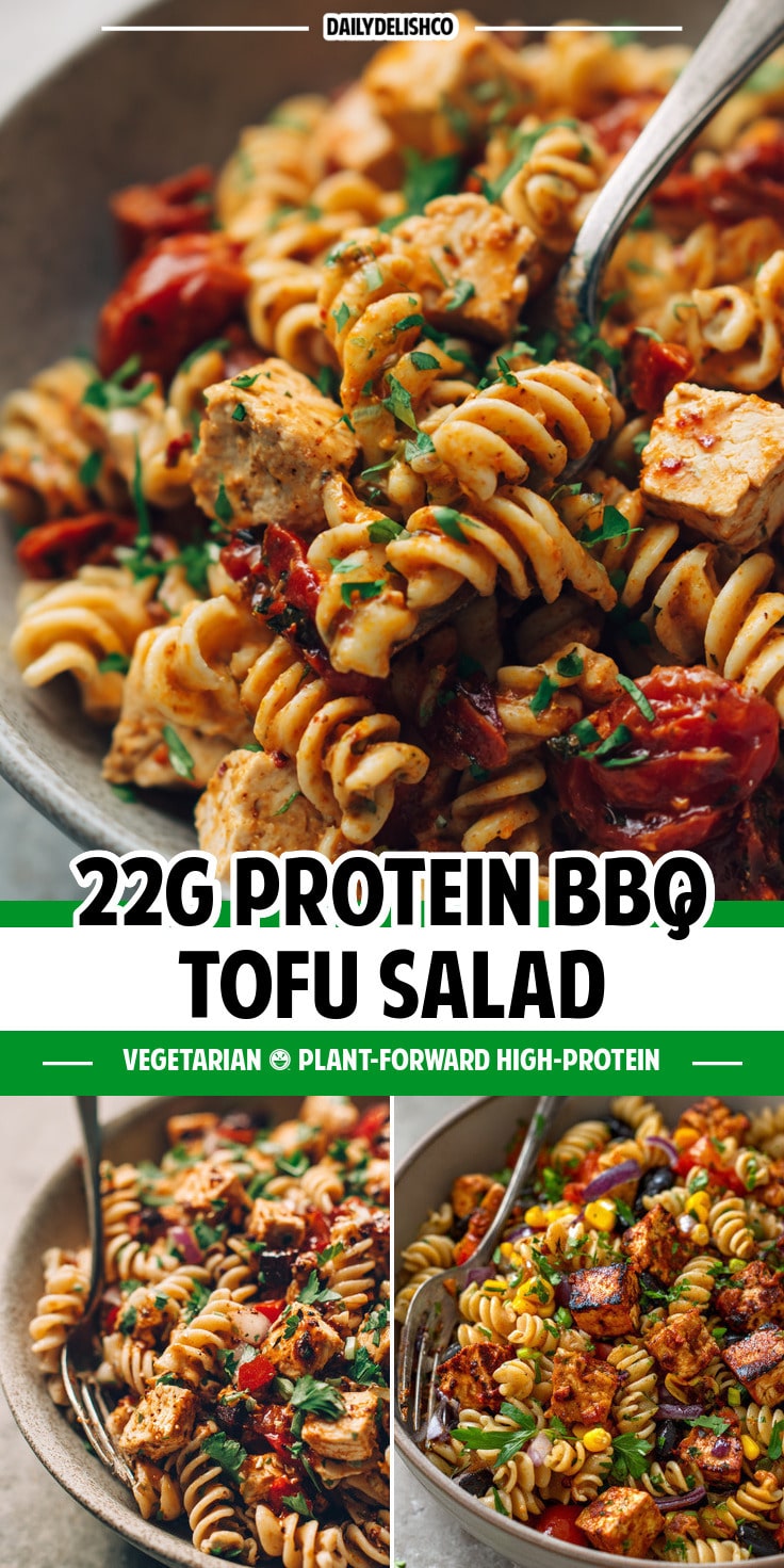 22g Protein BBQ Tofu Salad