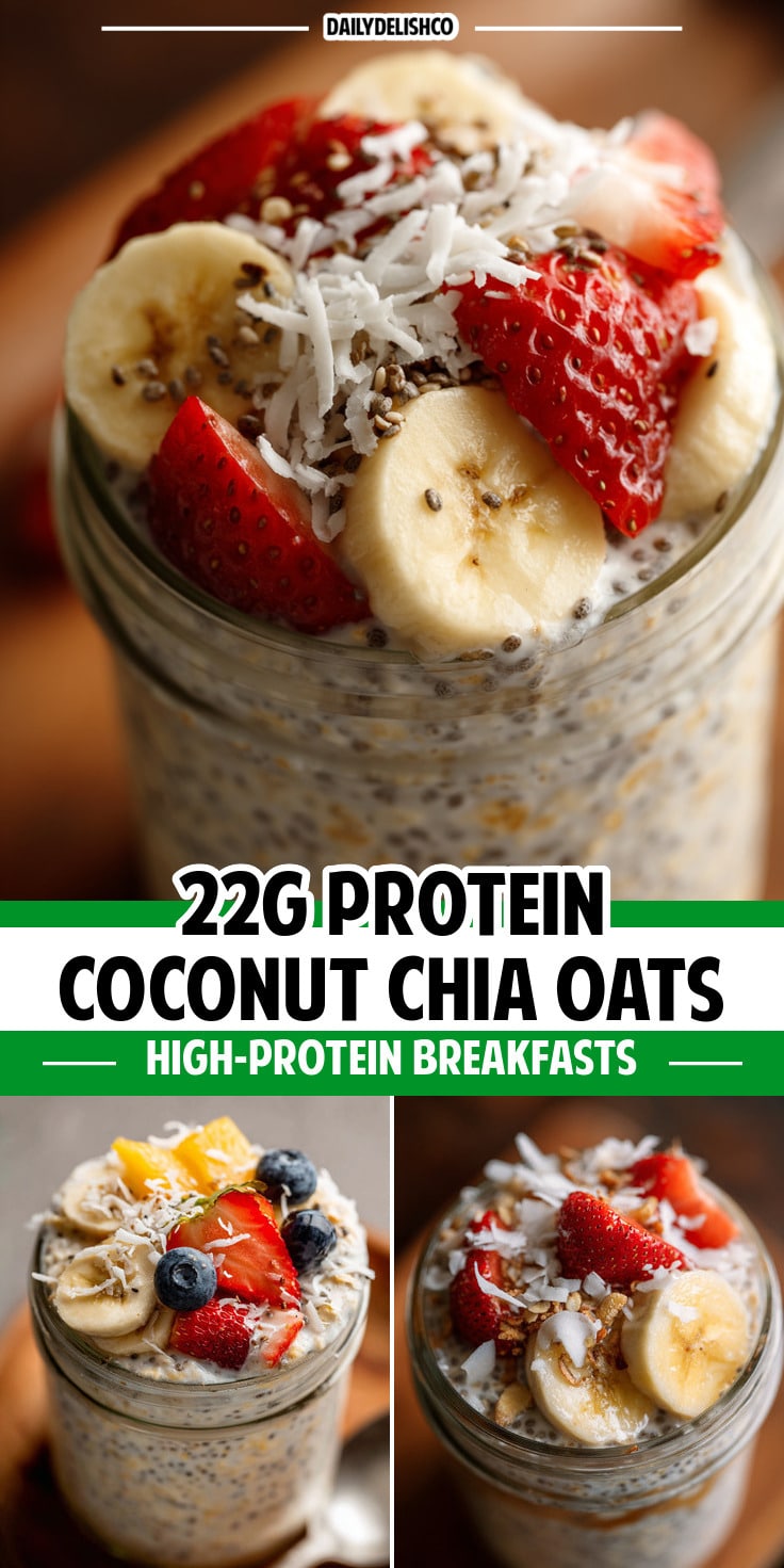 22g Protein Coconut Chia Oats