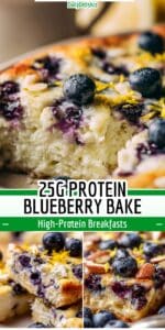 25g Protein Blueberry Bake