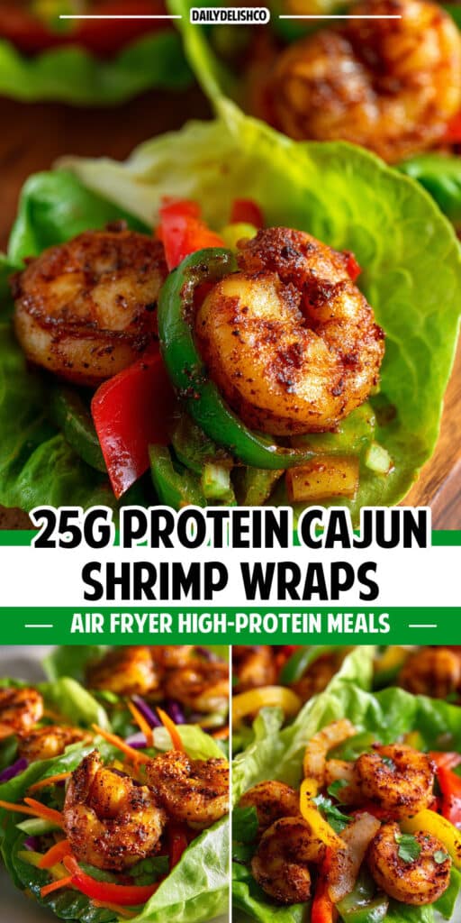 25g Protein Cajun Shrimp Wraps