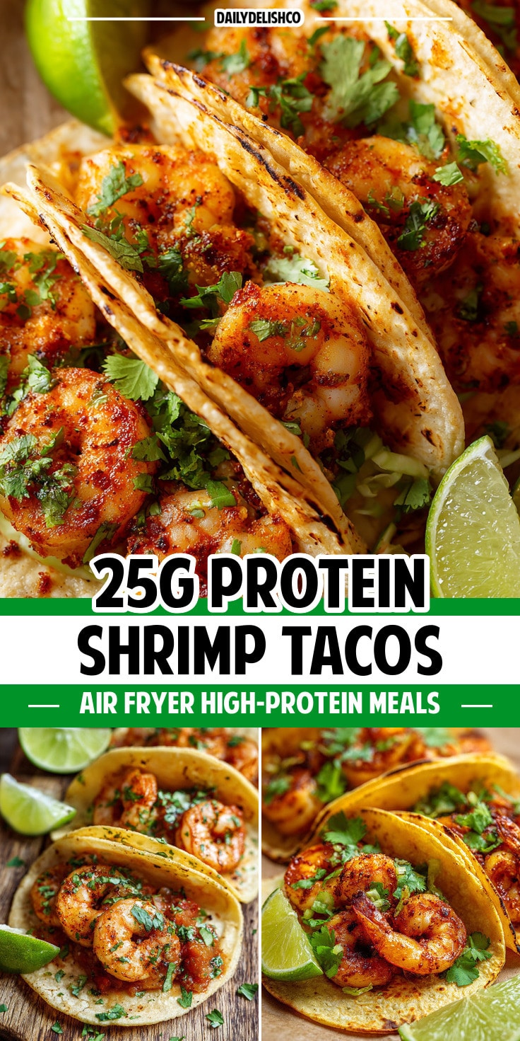 25g Protein Shrimp Tacos