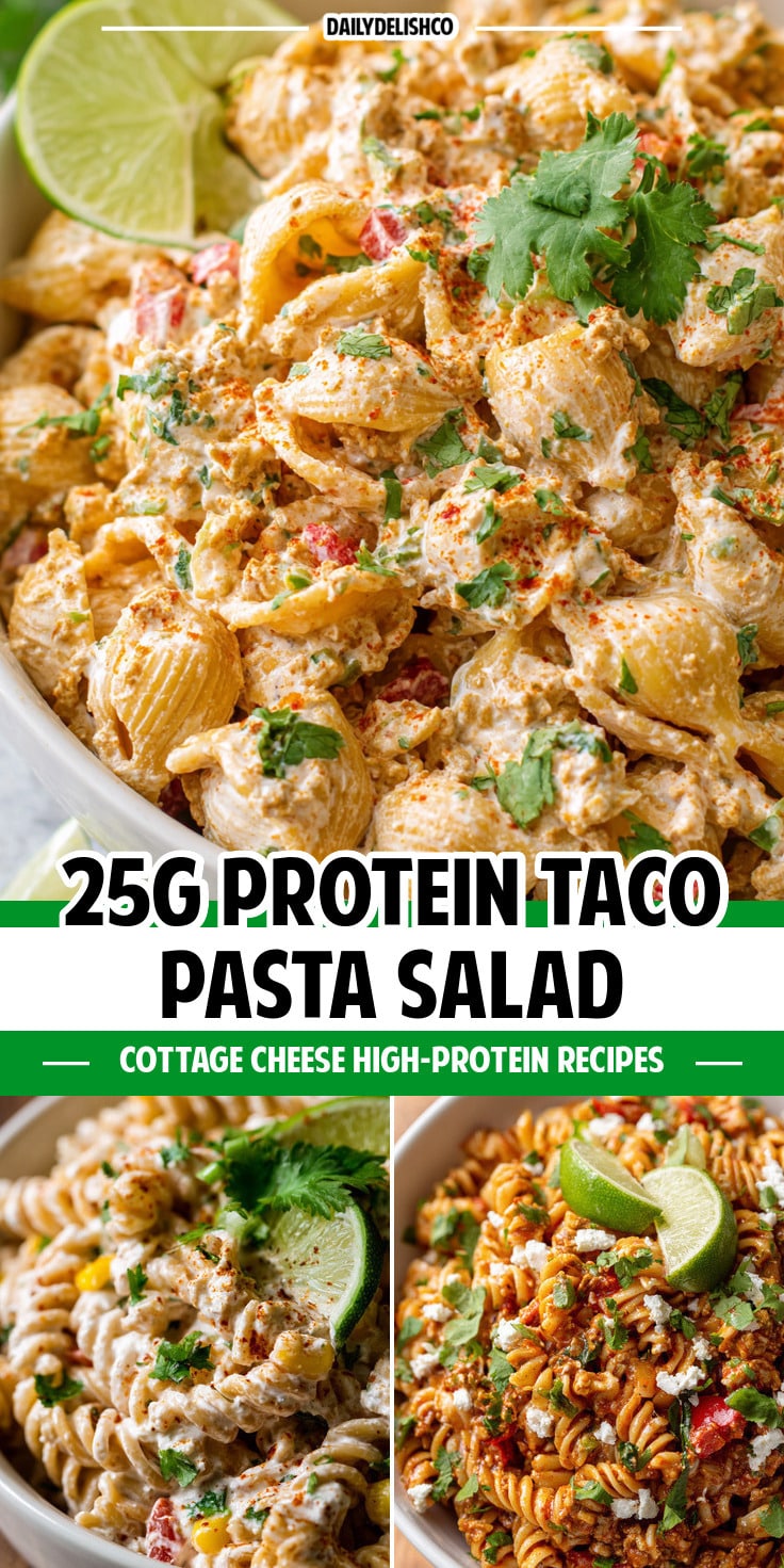25g Protein Taco Pasta Salad