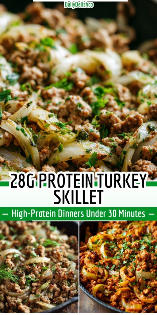 28g Protein Turkey Skillet