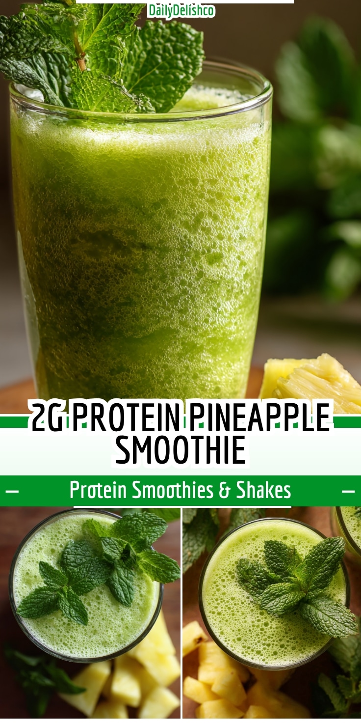 2g Protein Pineapple Smoothie
