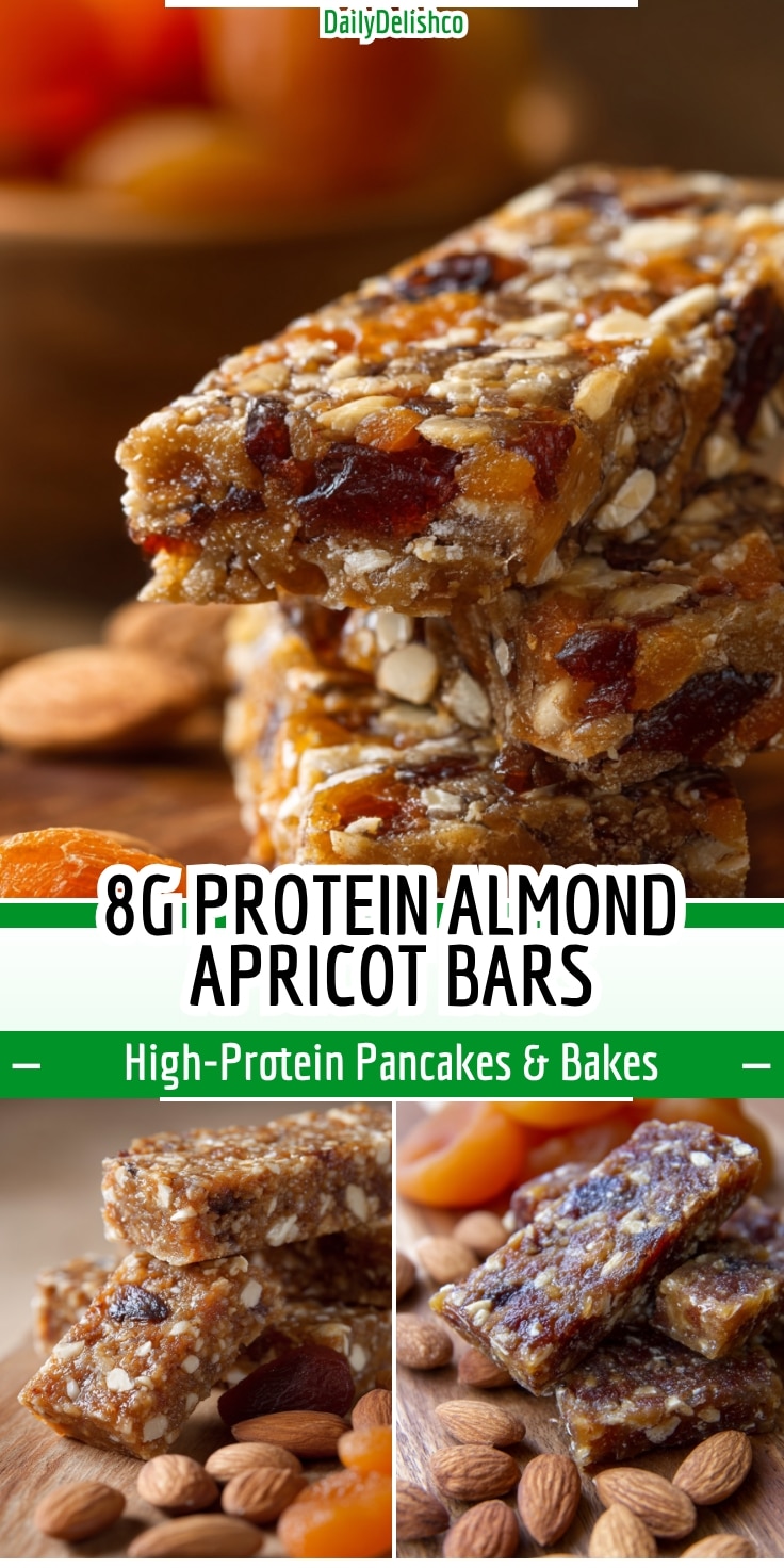 8g Protein Almond Apricot Bars