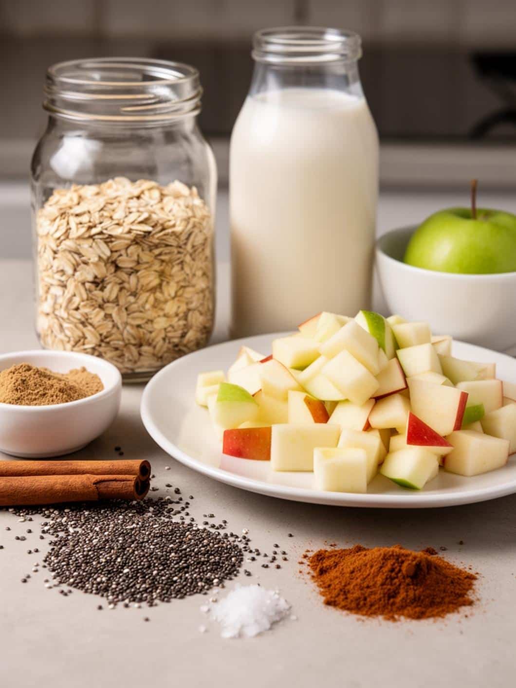 Apple Pie Protein Overnight Oats - Easy & Healthy Breakfast Meal Prep 13 Apple Pie Protein Overnight Oats - Easy & Healthy Breakfast Meal Prep